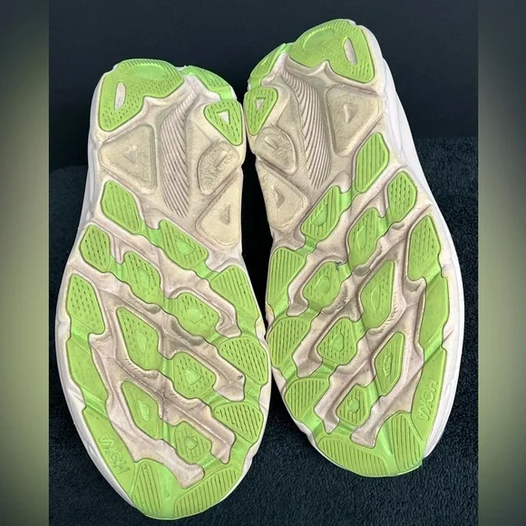 Hoka Women's Clifton 9 Lace Up Athletic Shoes Vanilla/Astral SIZE 10 D WIDE - Picture 9 of 12